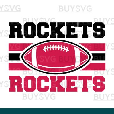 Rockets SVG PNG Digital file Download 2 STACK FOOTBALL
