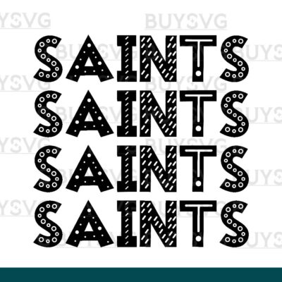 Saints SVG PNG Digital file Download 4 DOODLE STACK