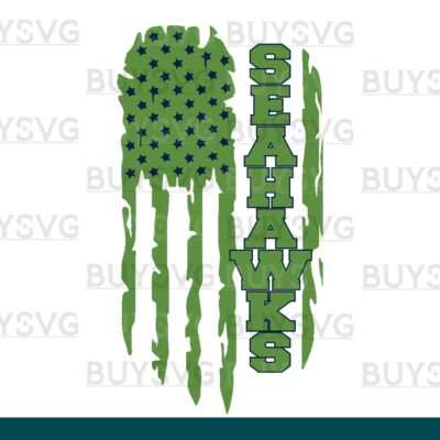 Seahawks SVG PNG Digital file Download FLAG 4