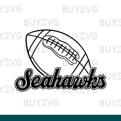 Seahawks SVG PNG Digital file Download FOOTBALL LINNED