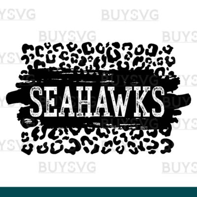 Seahawks SVG PNG Digital file Download LEOPARD PATCH