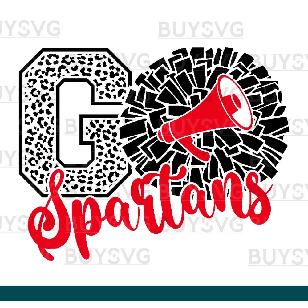 Spartans SVG PNG Digital file Download POMPOM GO