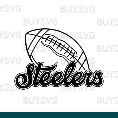Steelers SVG PNG Digital file Download FOOTBALL LINNED