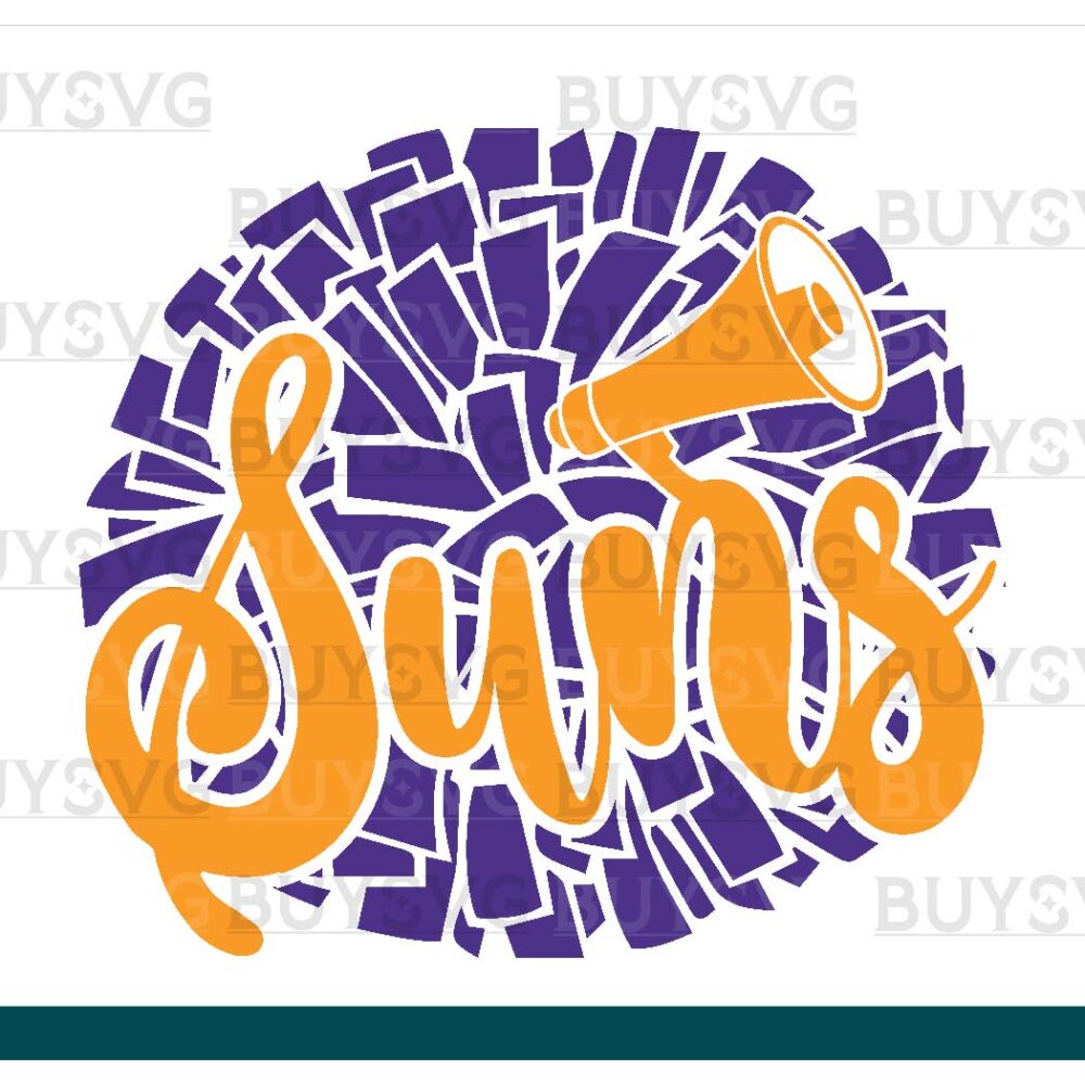 Suns SVG PNG Digital file Download POMPOM