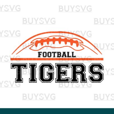 Tigers SVG PNG Digital file Download FOOTBALL TOP