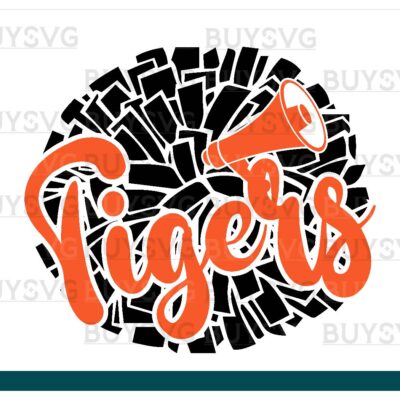 Tigers SVG PNG Digital file Download POMPOM