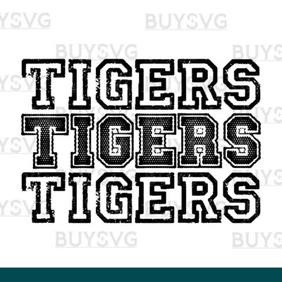 Tigers SVG PNG Digital file Download Stack 3 1