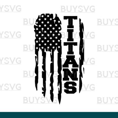 Titans SVG PNG Digital file Download FLAG 2