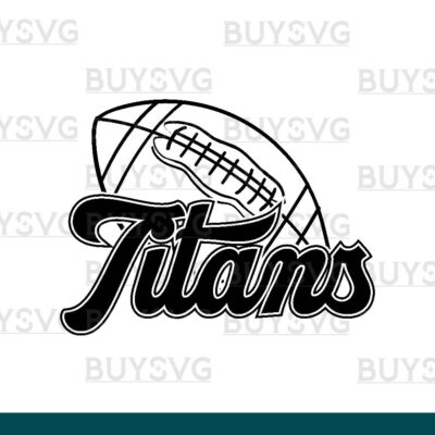 Titans SVG PNG Digital file Download FOOTBALL LINNED