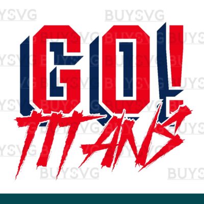 Titans SVG PNG Digital file Download GO Cheering