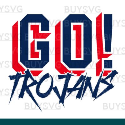 Trojans SVG PNG Digital file Download GO Cheering 2