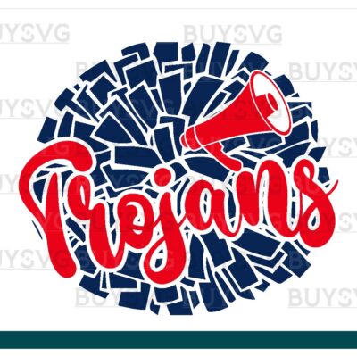 Trojans SVG PNG Digital file Download POMPOM
