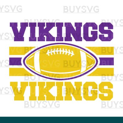 Vikings SVG PNG Digital file Download 2 STACK FOOTBALL