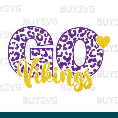 Vikings SVG PNG Digital file Download LEOPARD CIRCLE GO
