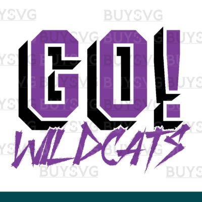 Wildcats SVG PNG Digital file Download GO Cheering
