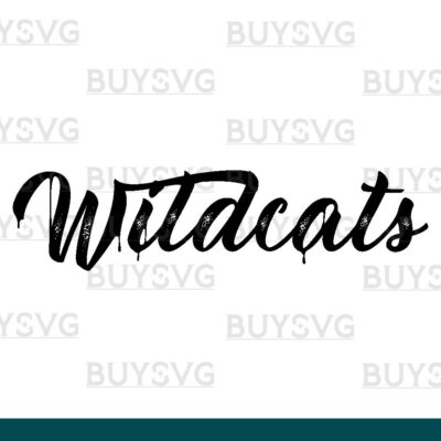 Wildcats SVG PNG Digital file Download METAL