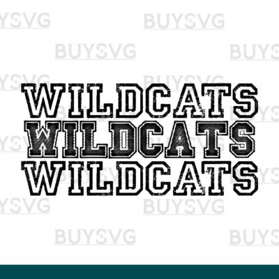Wildcats SVG PNG Digital file Download Stack 3 1