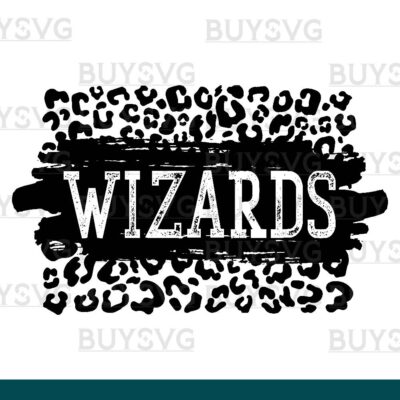 Wizards SVG PNG Digital file Download LEOPARD PATCH