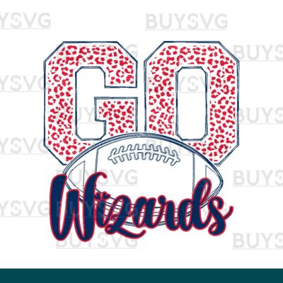 Wizards SVG PNG Digital file Download go football lower outlined