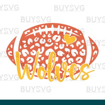 Wolves SVG PNG Digital file Download LEOPARD FOOTBALL
