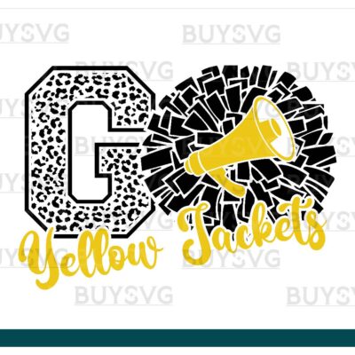 Yellow jackets SVG PNG Digital file Download POMPOM GO